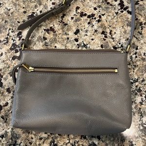 Fossil Gray Crossbody Bag